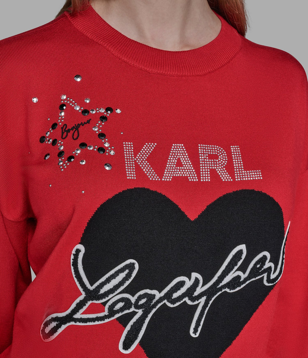 Buso rojo karl lagerfeld mujer