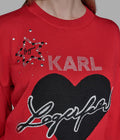 Buso rojo karl lagerfeld mujer