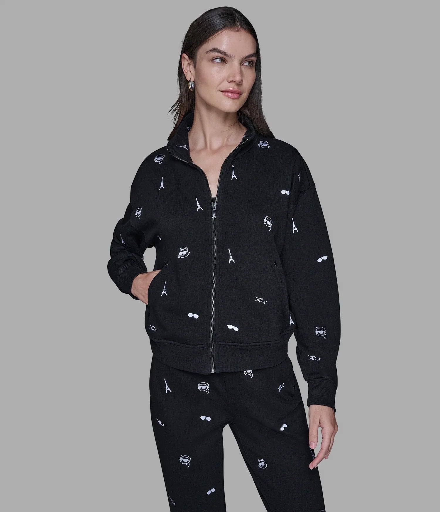 Chaqueta Track Whimsy Karl Lagerfeld Mujer