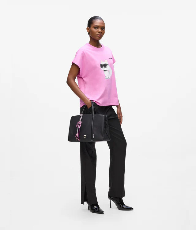 Camiseta Oversized Karl Lagerfeld Choupette Mujer