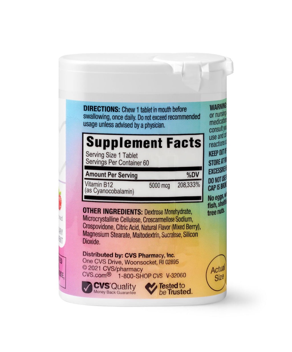 Vitamina B12 masticable
