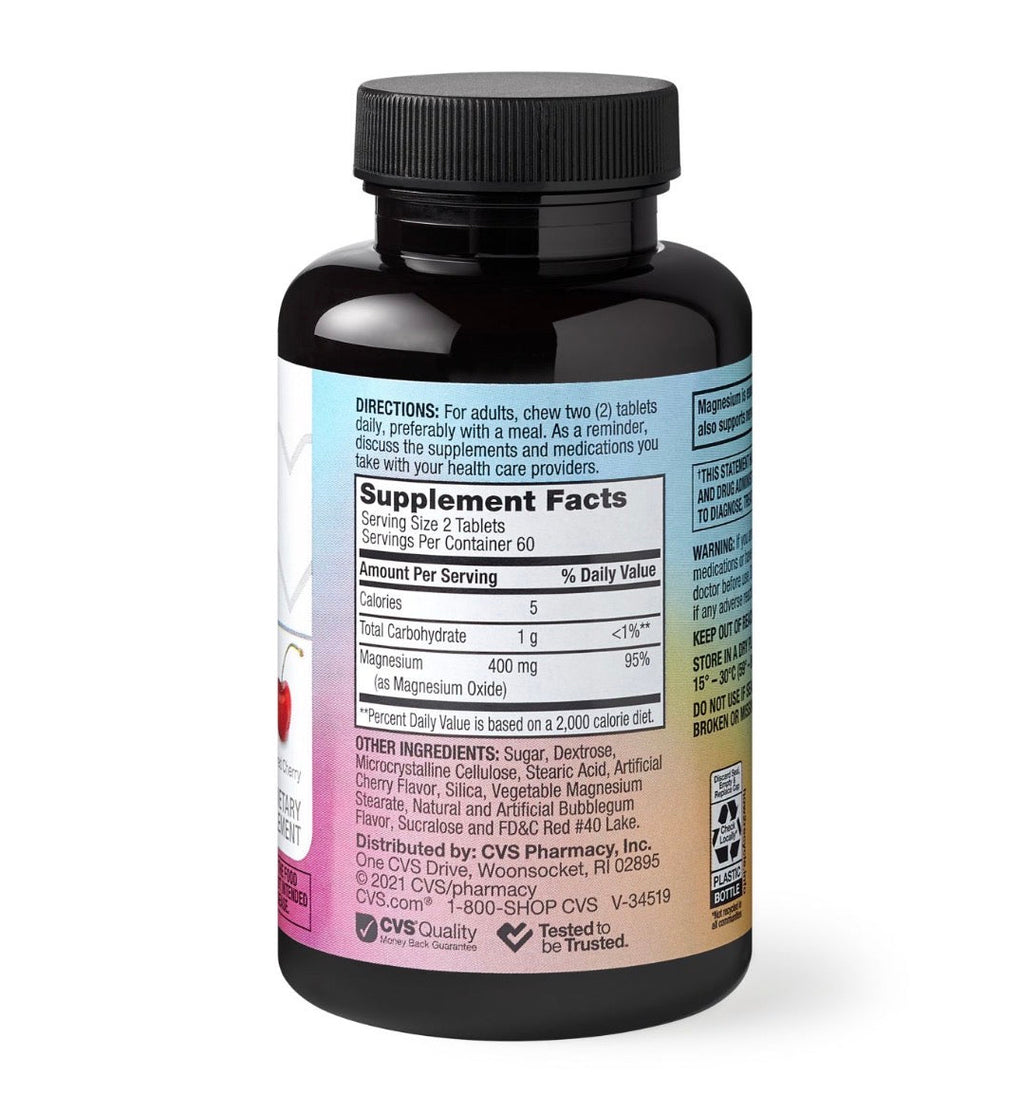 Magnesio Masticable 400 mg