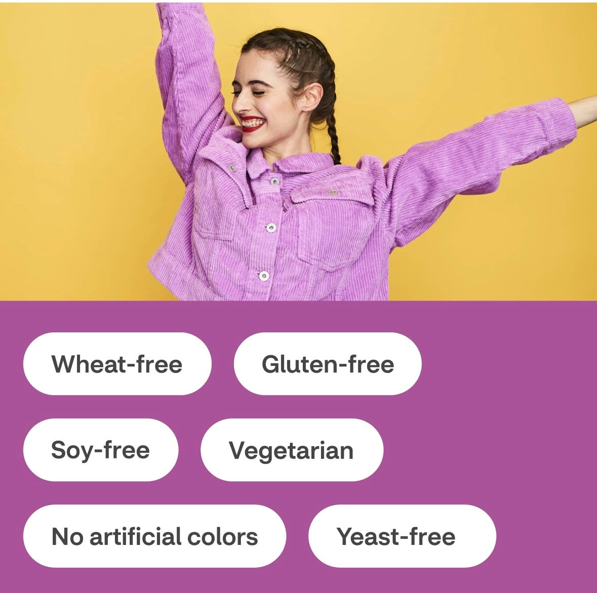 Vitamina C masticable vegana