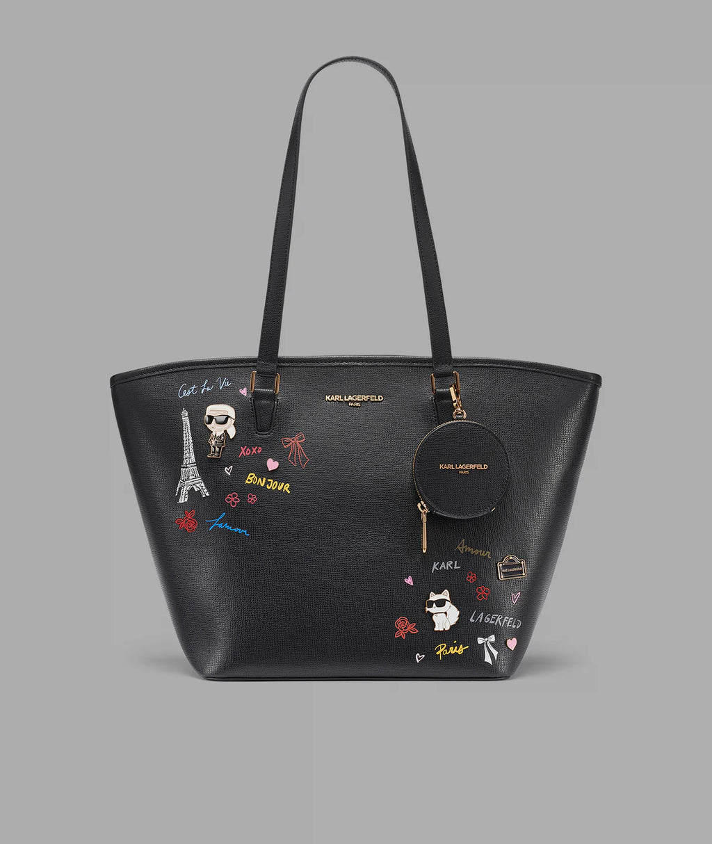 Bolso adele con arte de karl