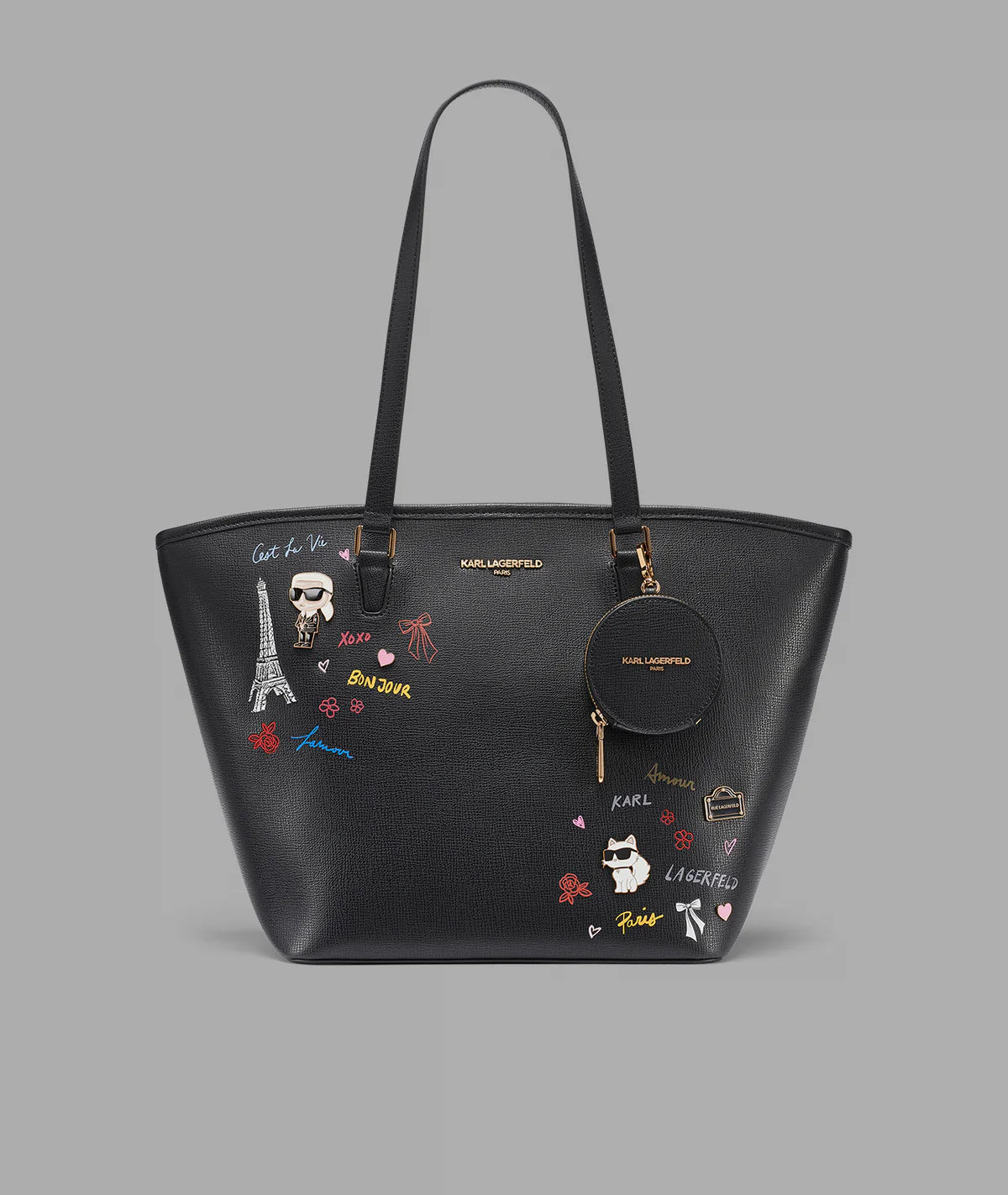 Bolso adele con arte de karl