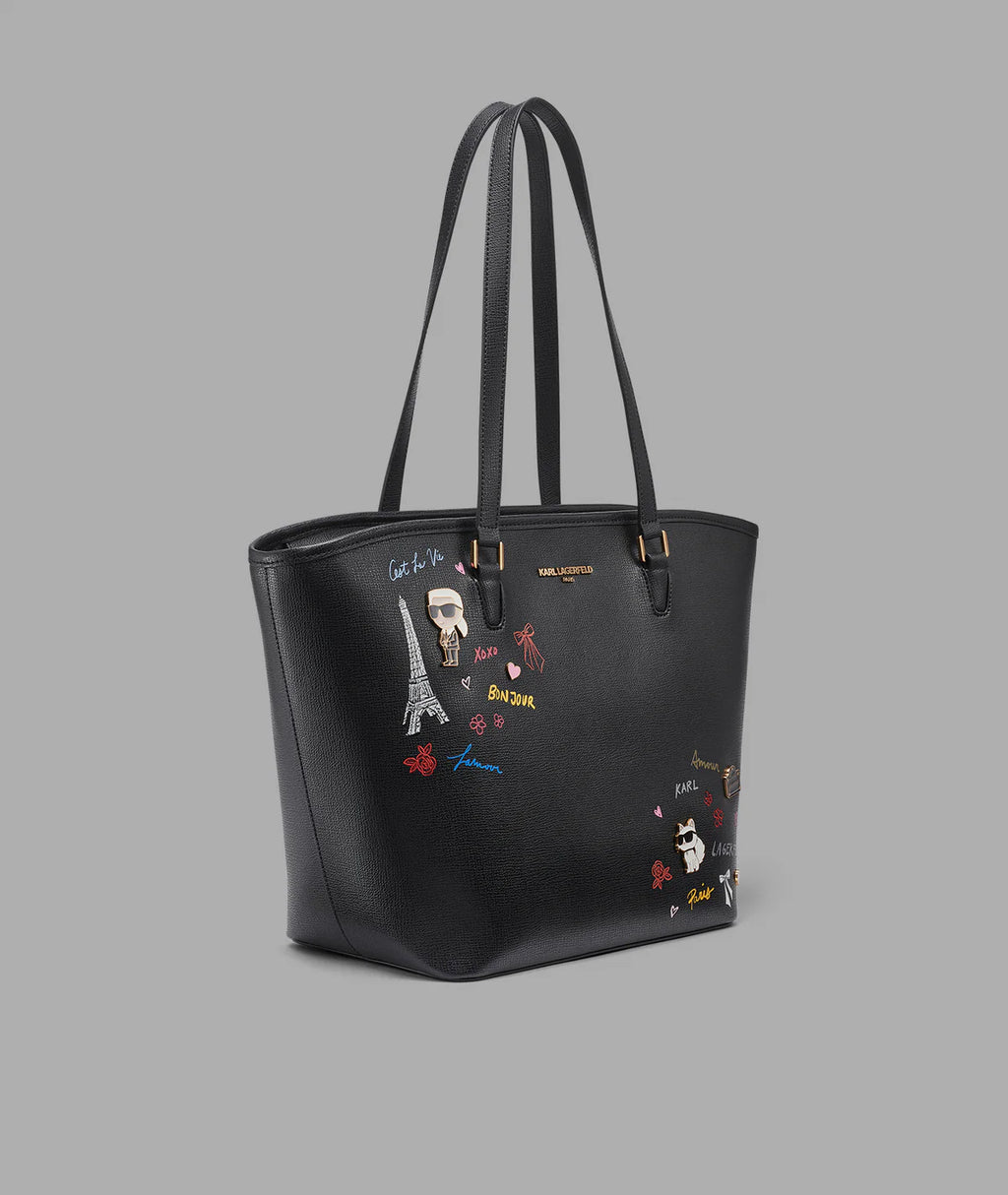 Bolso adele con arte de karl