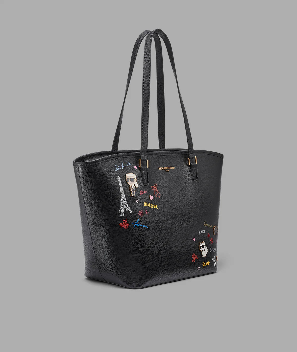 Bolso adele con arte de karl