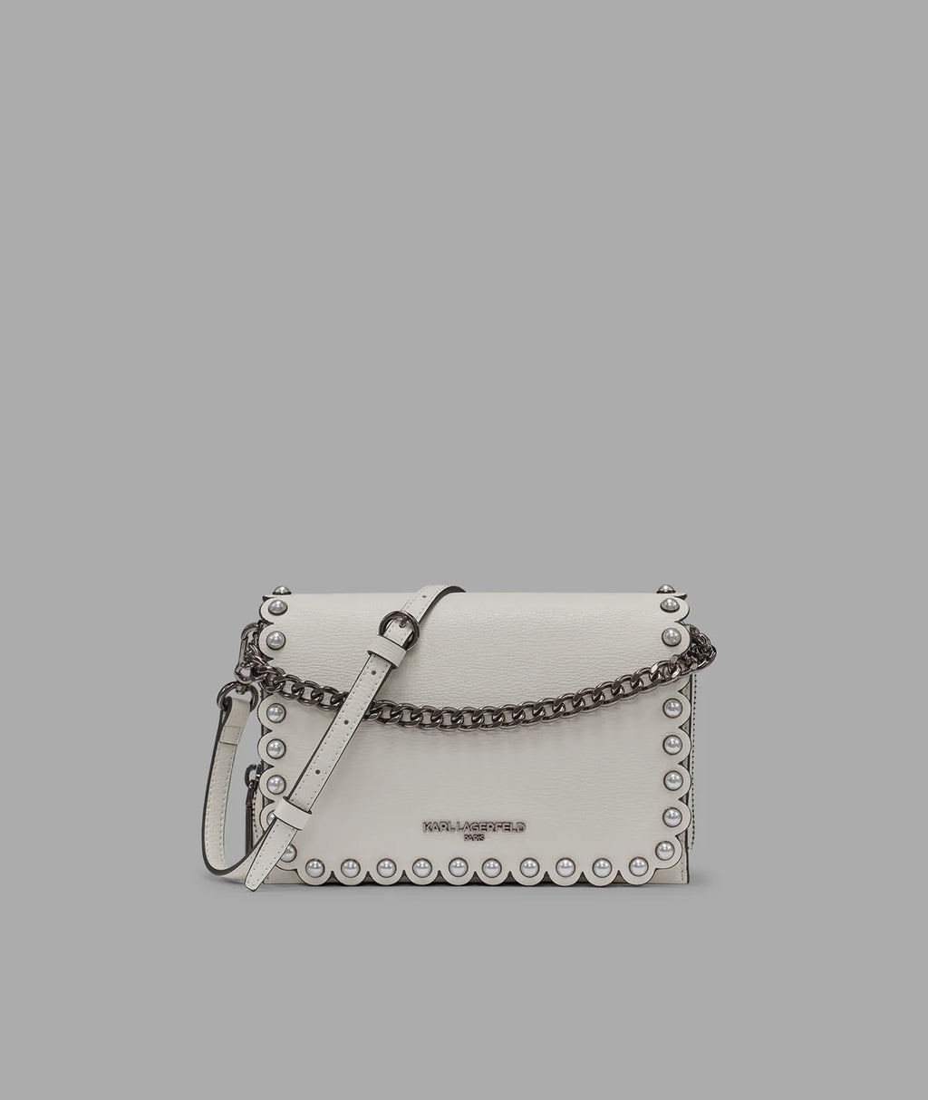 Bandolera lourdes con perlas
