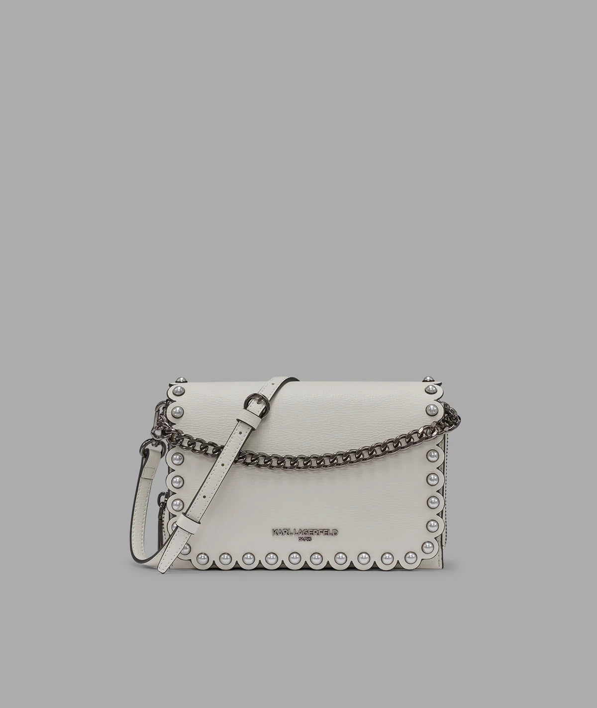 Bandolera lourdes con perlas