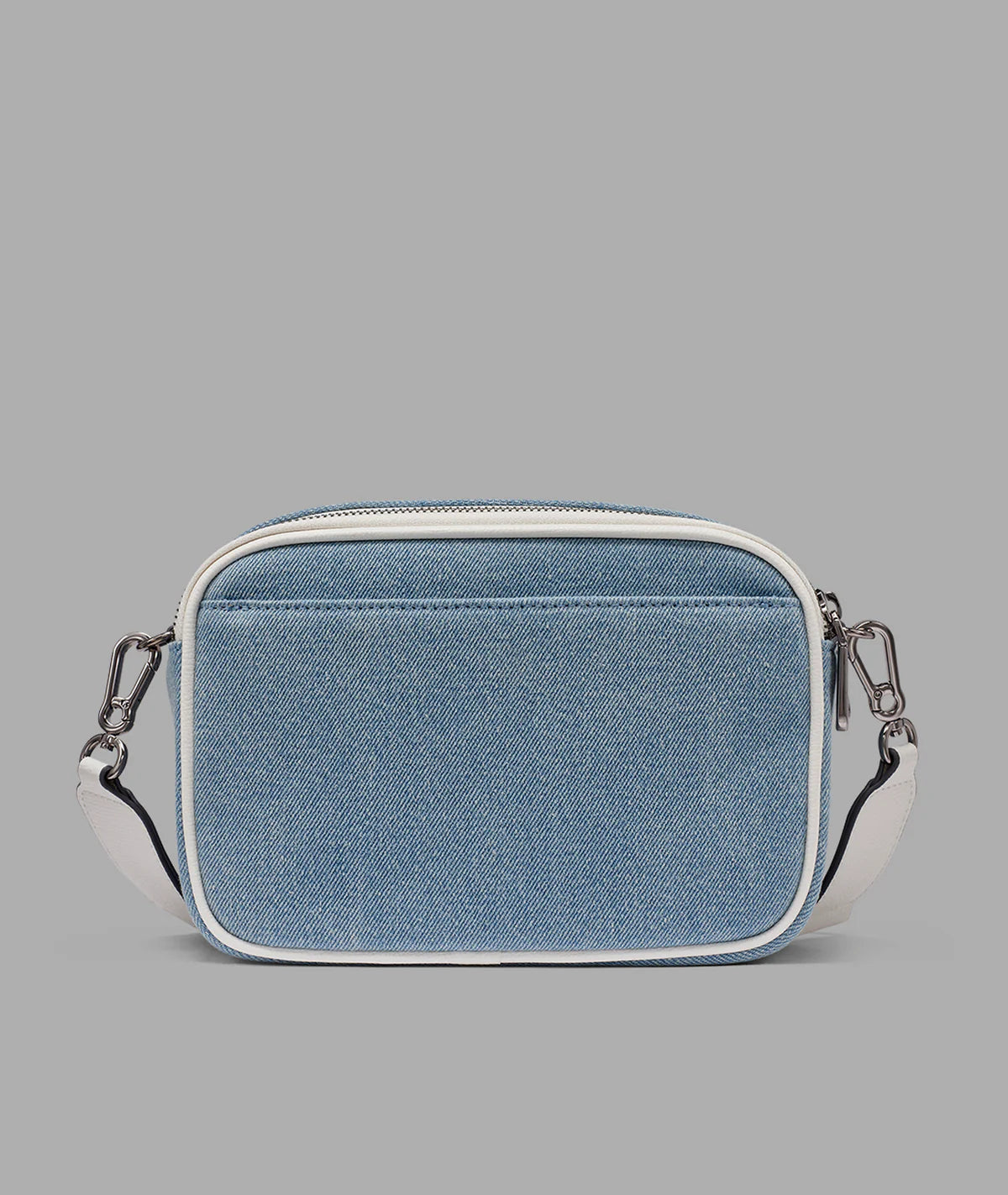 Bolso bandolera Maybelline de mezclilla con broche doble