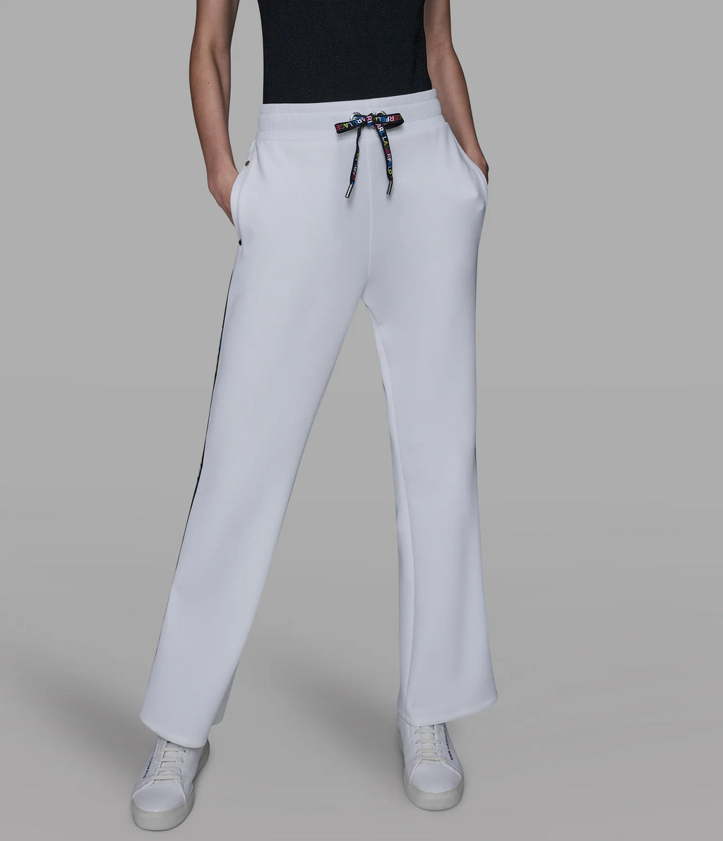 Pantalones de chándal con cinta con logo multicolor