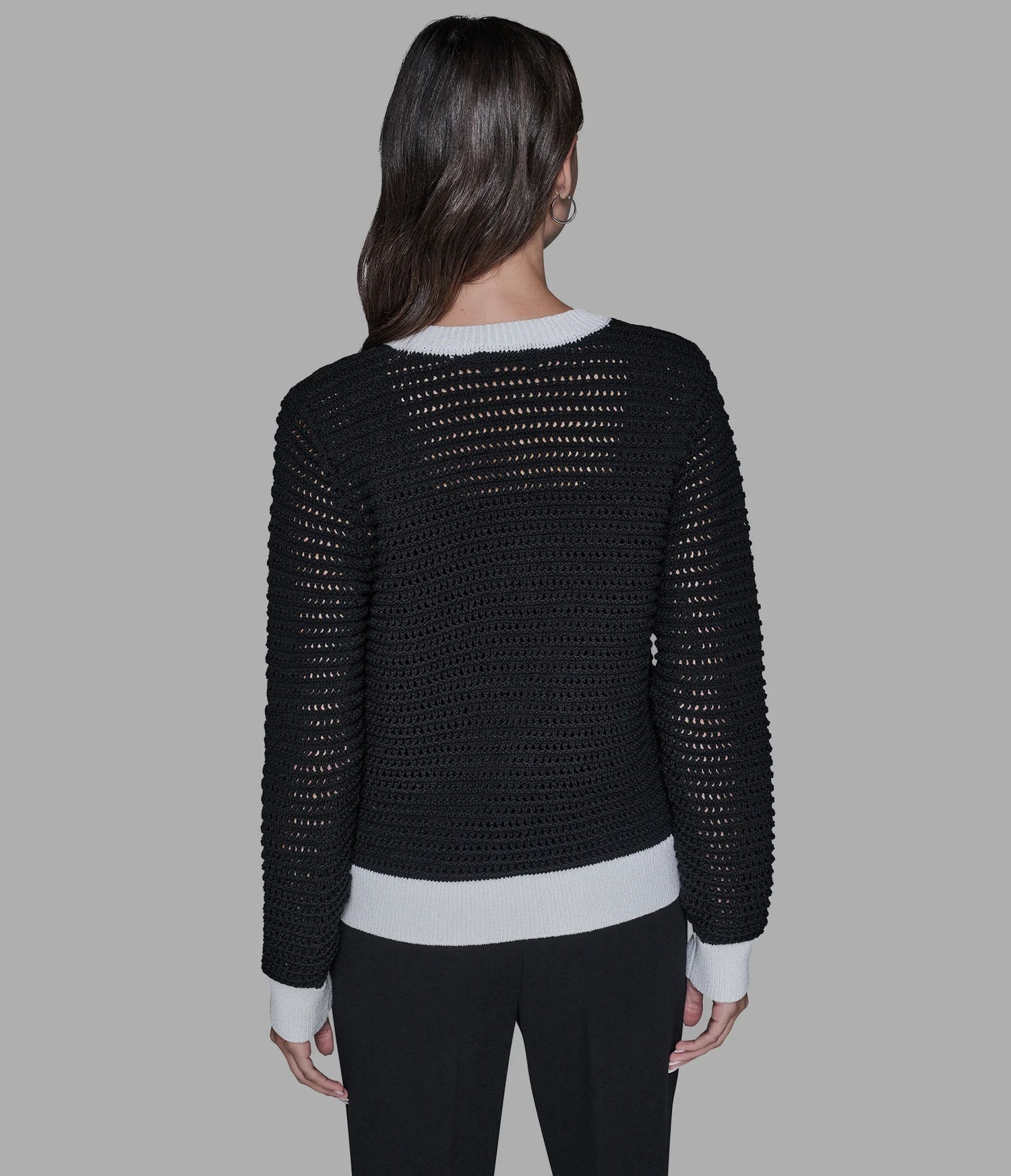 Cárdigan o chaqueta de Punto Crochet Karl Lagerfeld Mujer