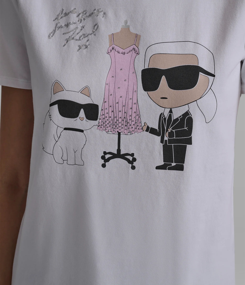 Blusa atelier duo logo tee