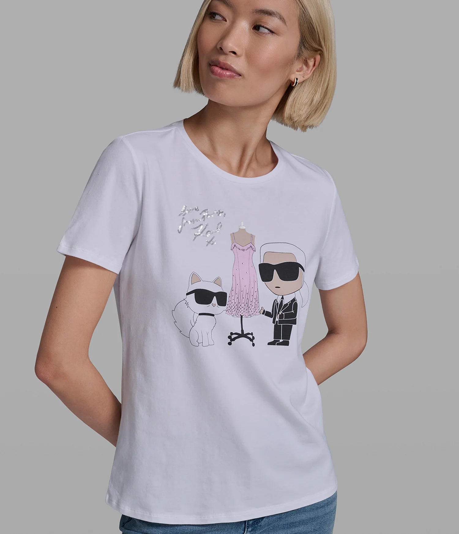 Blusa atelier duo logo tee